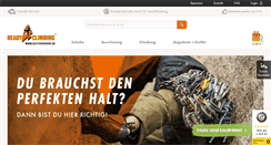 Desktop Screenshot of kletterschuhe.de